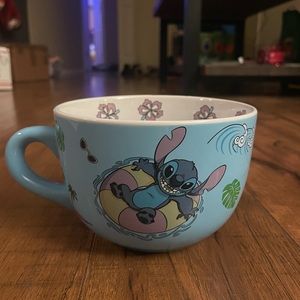 Disney stitch surfing soup mug
